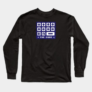 contra code (blue) Long Sleeve T-Shirt